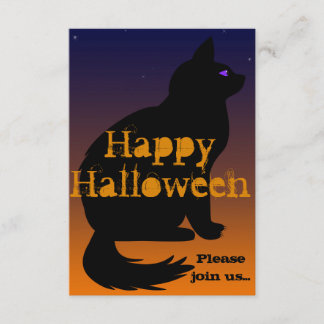Cat's Eye's Halloween Invite