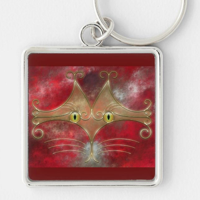 Cat's-Eyes Keychain (Front)