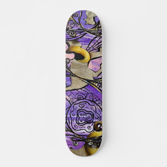 Cats Eyes Skateboard Deck (Front)