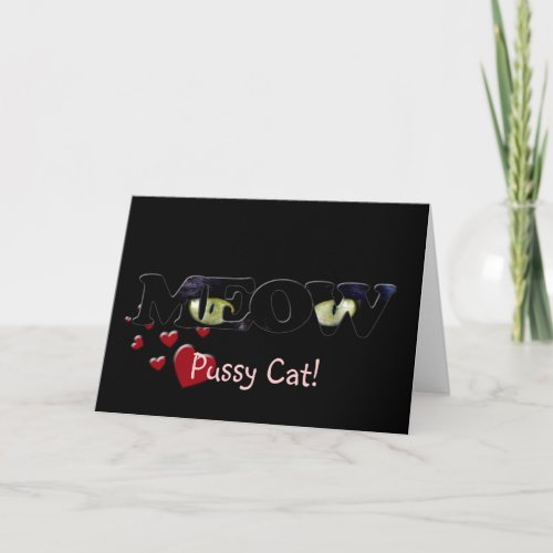 Cats Eyes Valentine Cards