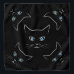 Cat's face bandana<br><div class="desc">Cat's face</div>