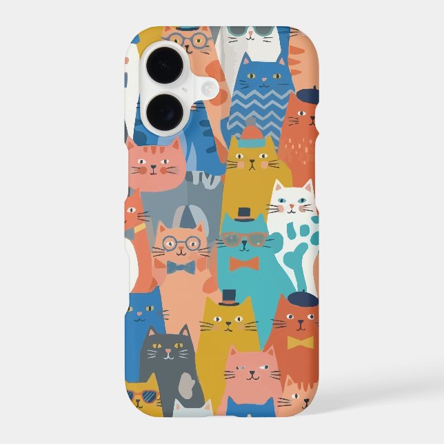 CATS FAMILY Case-Mate iPhone CASE (Back)