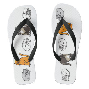 Cats Flip Flops
