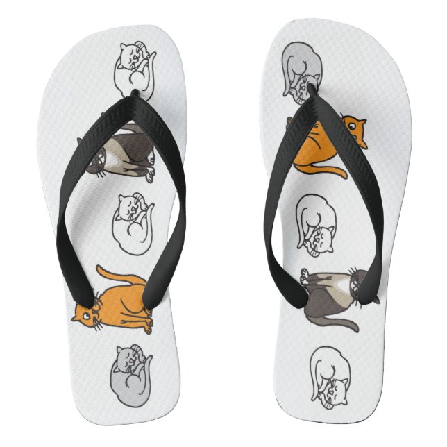 Cats Flip Flops (Footbed)