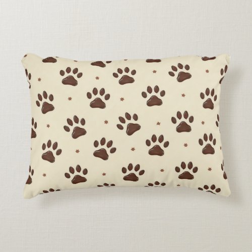 Cats Foot Stamp Pillow