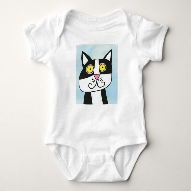 Cats for babies baby bodysuit (Front)