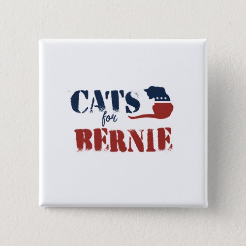 Cats for Bernie Button