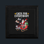 Cats For Everybody Christmas Cat Funny  Gift Box<br><div class="desc">Cats For Everybody Christmas Cat Funny</div>