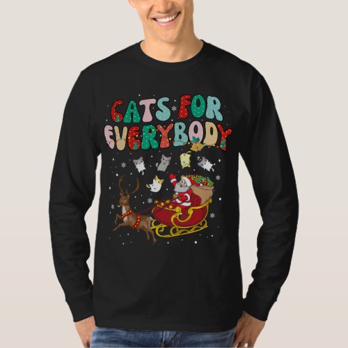 Cats For Everybody Santa Ugly Christmas Sweater Ca