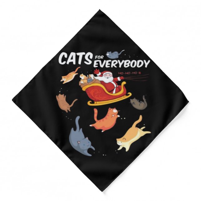 Cats for everyone  bandana (Front)