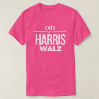 Cats for Harris Walz T-Shirt