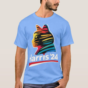 Cats For Kamala For 2024 Election T-Shirt