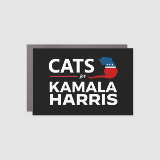 Cats for Kamala Harris Car Magnet
