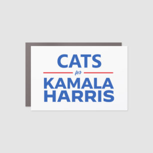 Cats for Kamala Harris Car Magnet