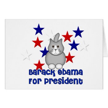 Cats For Obama by orsobear at Zazzle