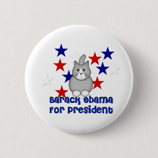 Cats For Obama Pinback Button