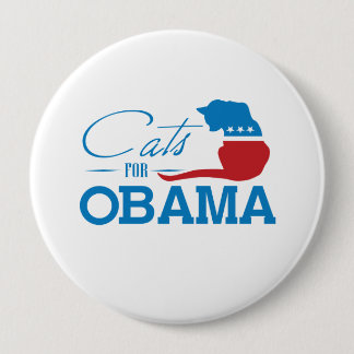 CATS FOR OBAMA - -.png Pinback Button