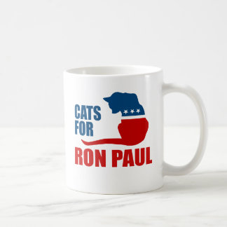 CATS FOR RON PAUL COFFEE MUG