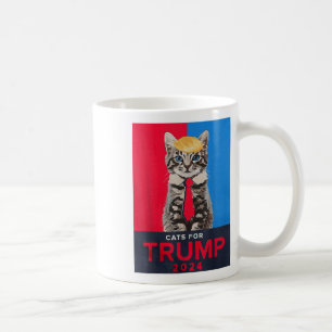 Cats For Trump 2024 Funny Tee For Vance Trump Coffee Mug