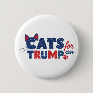 Cats for Trump Button! Button