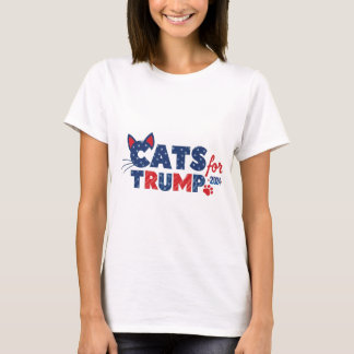 Cats for Trump paws design 2024 T-Shirt