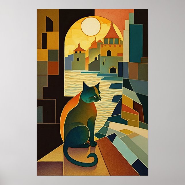 Cat's Gaze: Cubist Romances in North Africa Poster (Front)