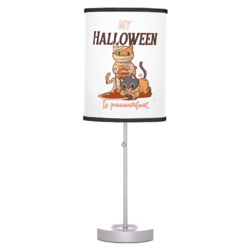 Cats go trick or treating Active  Table Lamp