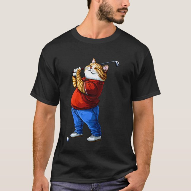 Cats Golf T-Shirt (Front)