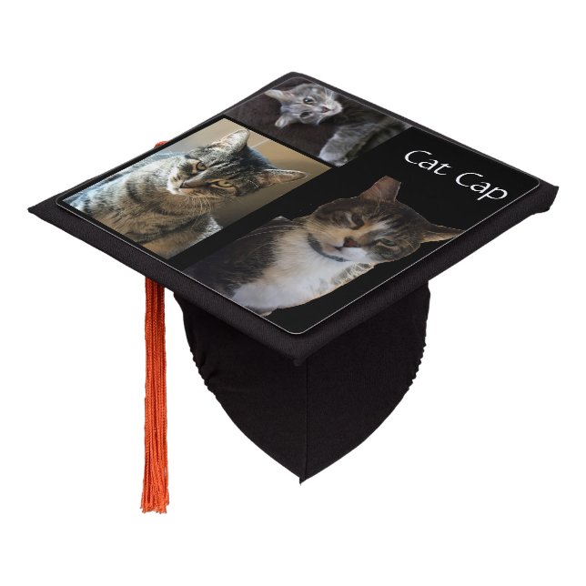 Cats Graduation Cap Topper (Angled)