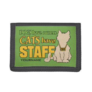 CATS HAVE STAFF custom wallets