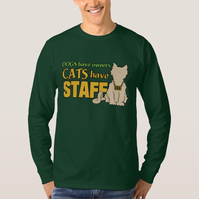 CATS HAVE STAFF shirts & jackets (Front)