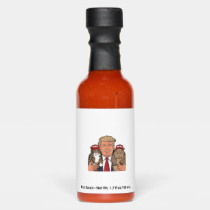 Cats Hippos and Trump Unite for Moo Deng 24 Glory Hot Sauces