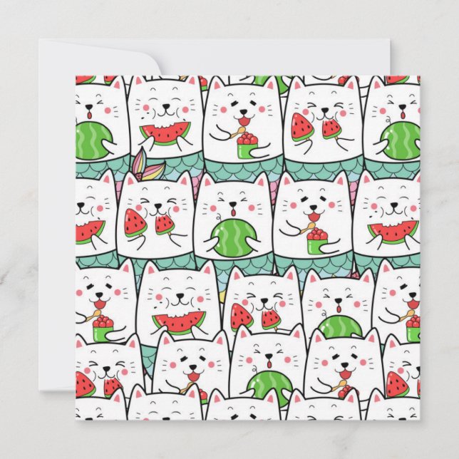 Cats Holiday Card (Front)