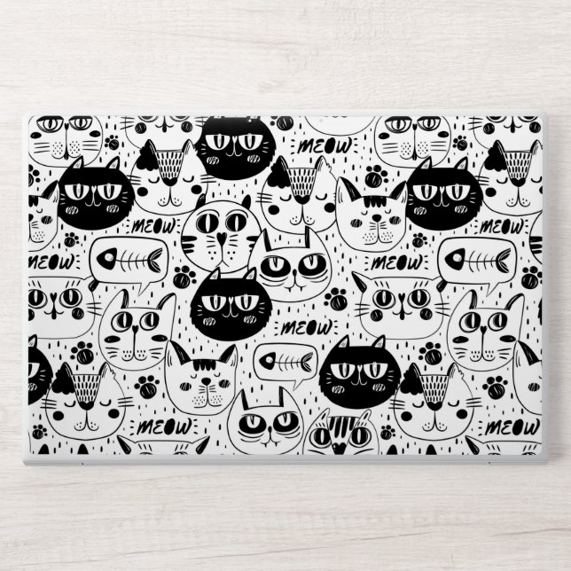 Cats  HP laptop skin (Front)