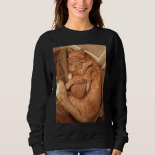 cats hugging Christmas Sweatshirt