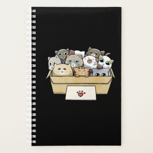 Cats In A Box Cat Day Cat Lover Planner