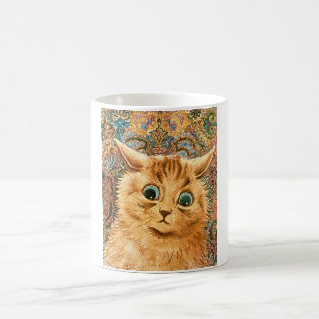 Cats In Art Mug, by Louis Wain Coffee Mug (Center)