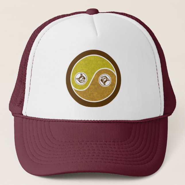Cats in Balance 1 Trucker Hat (Front)