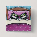 Cats in Bed Button
