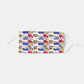 Cats in Cardboard Boxes Cloth Face Mask (Front, Folded)