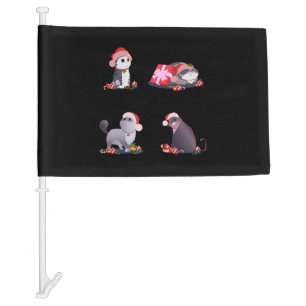 Cats In Christmas Cute Animal cat lovers Car Flag