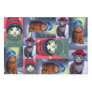 Cats in Hats Wrapping Paper Sheet Set
