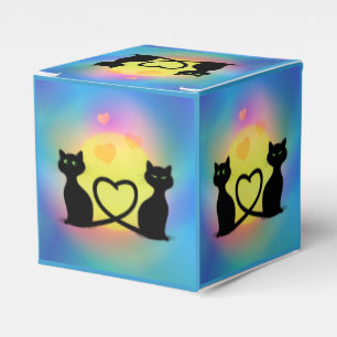 Cats in Love Favor Boxes