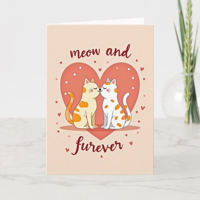 Cats In Love Furever Card (Front)