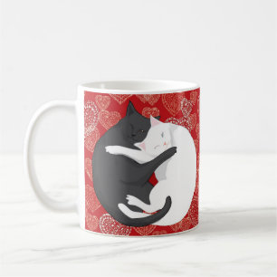 Cats in Love: Paulie & Angie... Lovers Coffee Mug