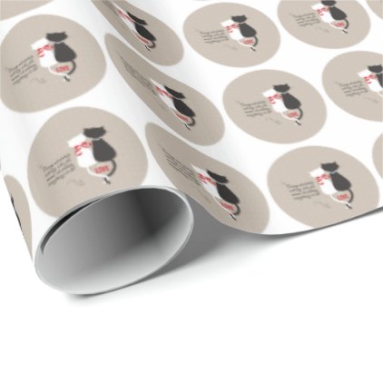 Cats in Love Wrapping Paper