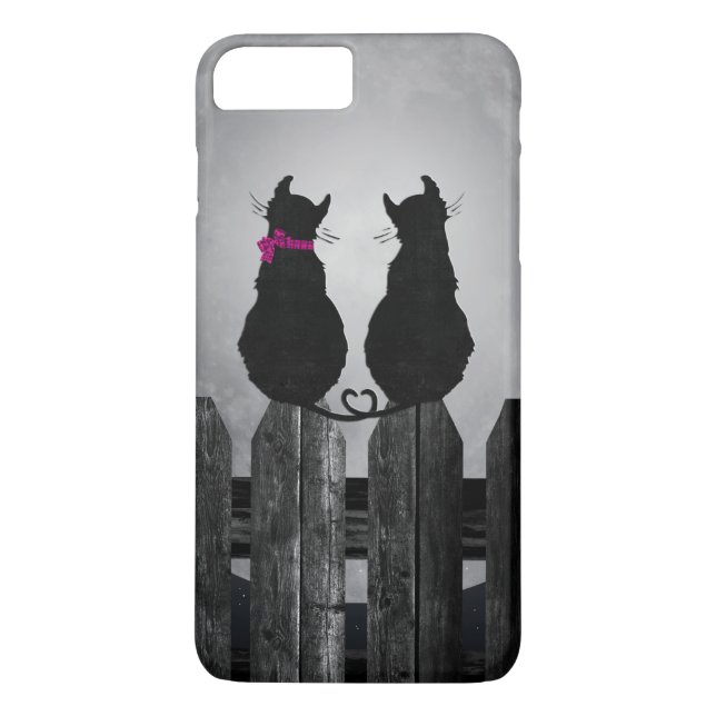 Cats in Moonlight Case-Mate iPhone Case (Back)
