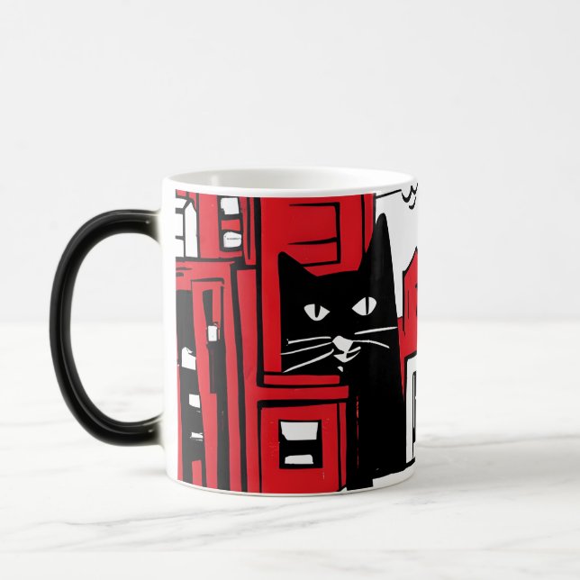 Cats in New York Color Morph Mug (Left)