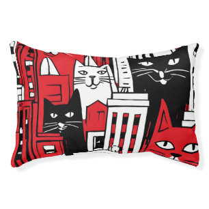 Cats in New York Pet Bed