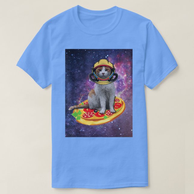 Cats In Space -Astral Cosmic Design Astronaut Funn T-Shirt (Design Front)
